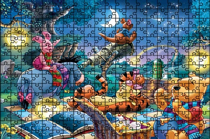 108/200/300/500/1000 pieces disney winnie the pood jigsaw puzzles for adults toys gifts wooden high-quality floor