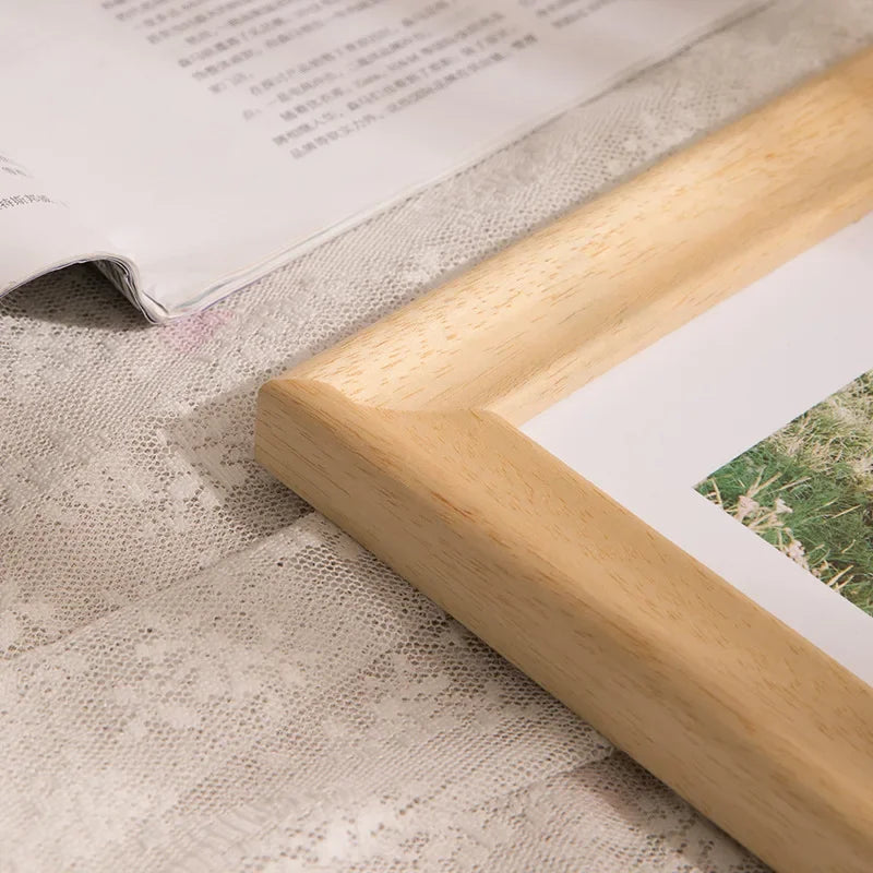 Beautiful wooden frame,empty frame,solid wood picture frame pendulum table,tabletop decoration wall housewarming gift