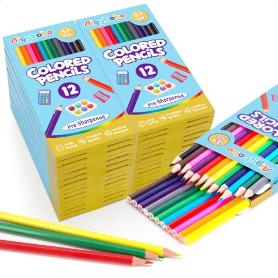 360 count colored pencils bulk 30 pack for 12 colors presharpened color coloring school pl - united states - pencil