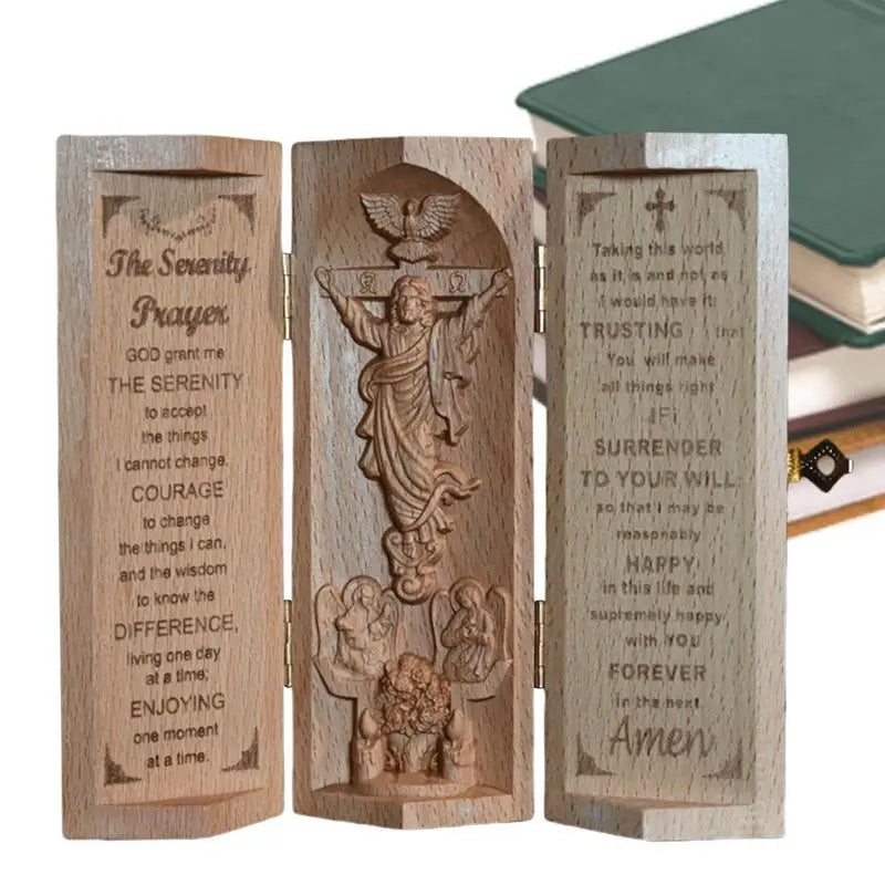 wooden-sculpture-nativity-family-cylinder-religious-jesus-carving-sculpture-serenity-prayer-christian-statue-of-jesus-openable