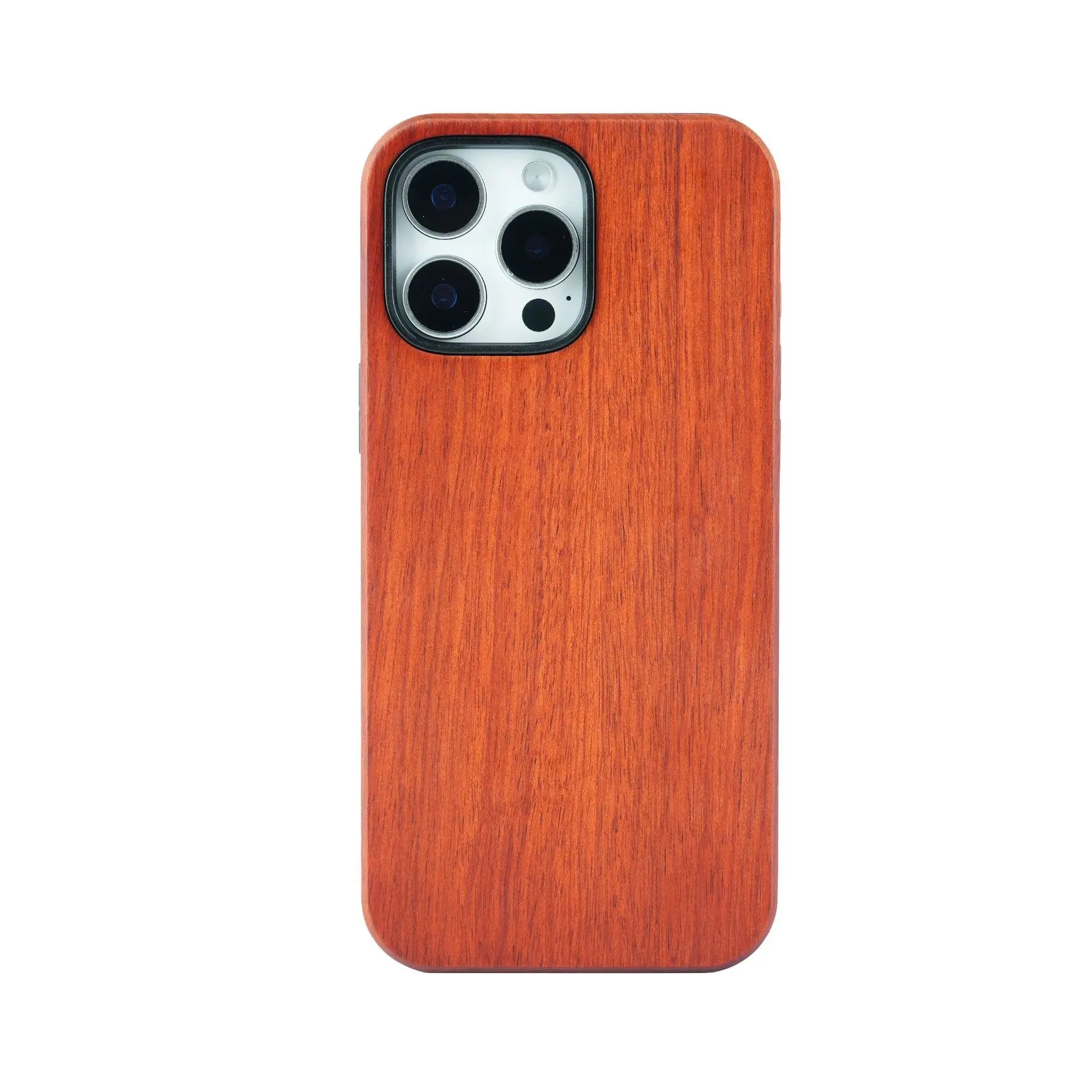 Bamboo wood shockproof protective case for iphone 16 15 14 13 12 11 pro max mobile phone - rosewood / for / china|wood
