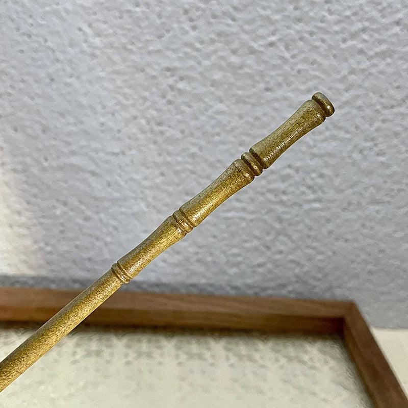 Chinese hair sticks bamboo shaped wooden hairpins girls hanfu party accessories vintage bun forks chopsticks jewelry