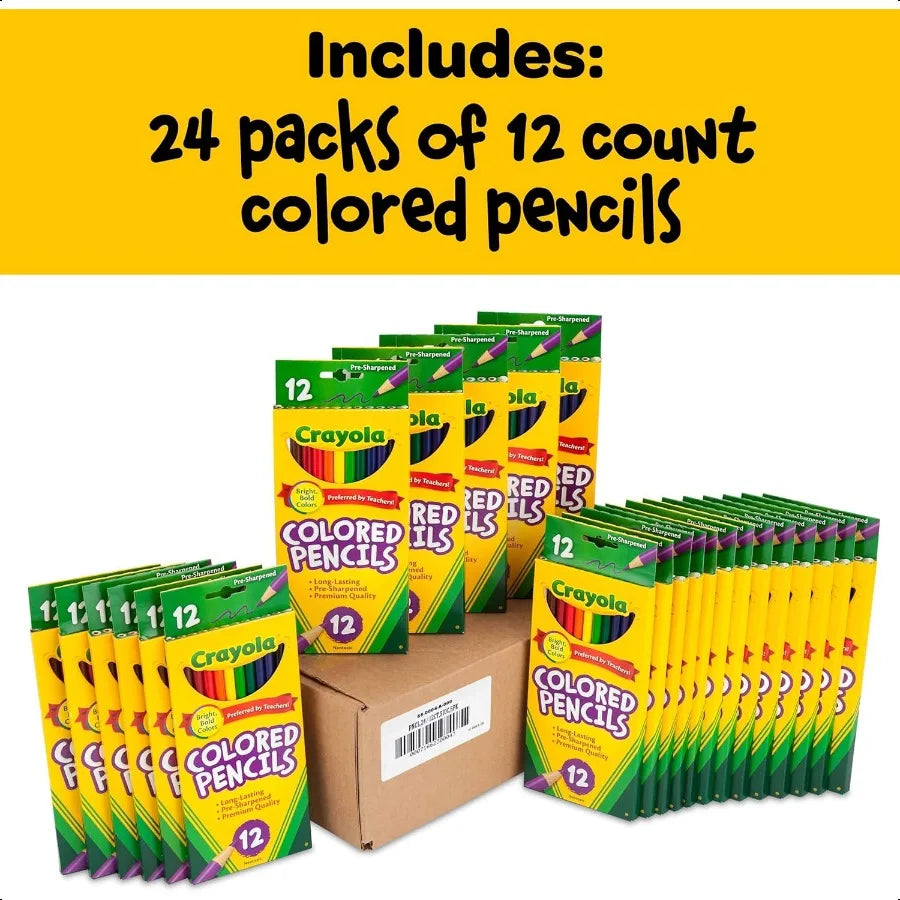 Bulk colored pencils for 24pk ential back to school plies for teachers preschool kindergarten classroom must haves 12