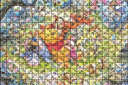 108/200/300/500/1000 pieces disney winnie the pood jigsaw puzzles for adults toys gifts wooden high-quality floor