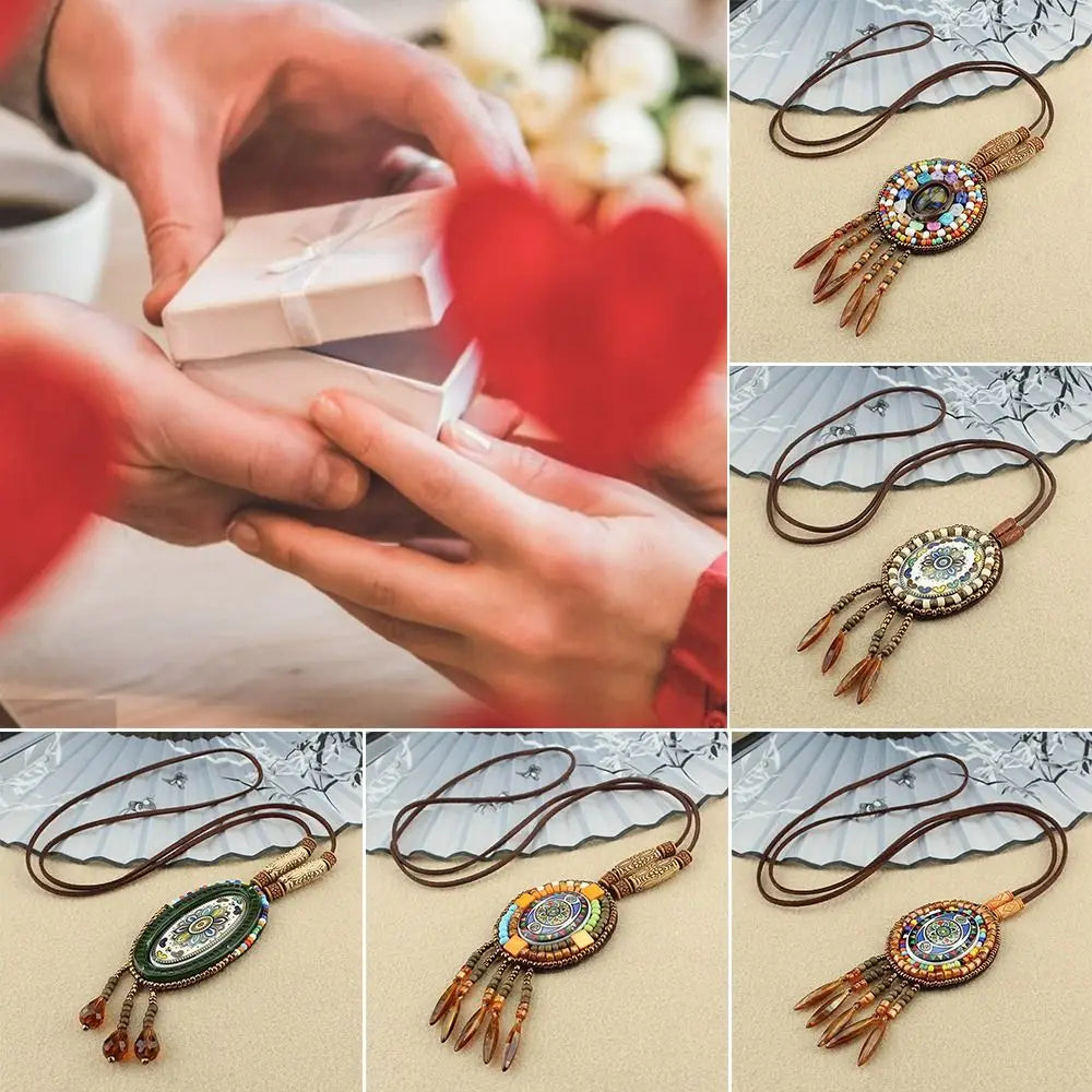 vintage-party-ethnic-jewelry-lucky-gift-buddhist-mala-wood-bead-ethnic-pendant-nepal-necklace