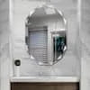 Single beveled edge frameless wall mount bathroom vanity mirror,classic fashion suitable for rooms bedrooms bathrooms