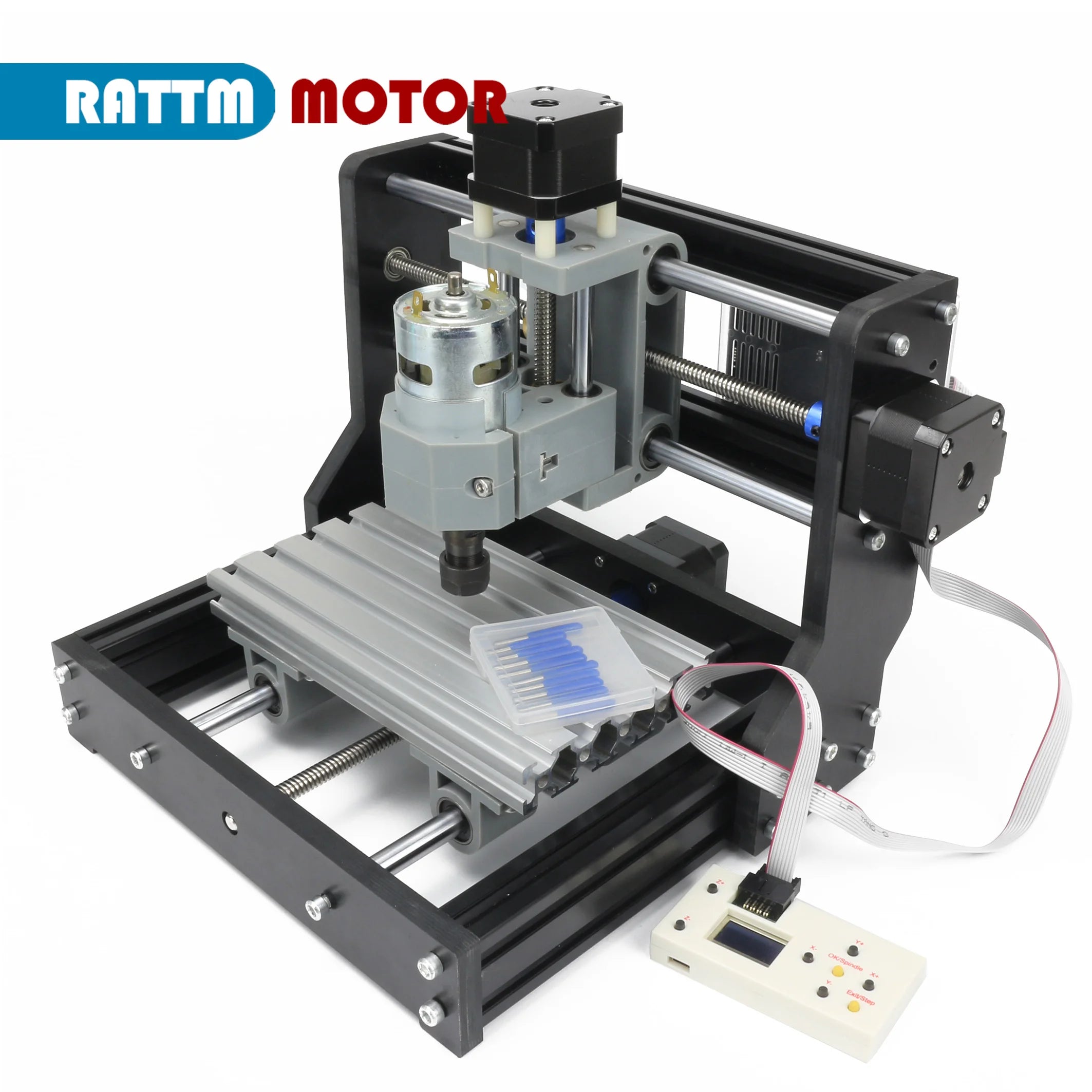 Grbl cnc 1610 pro diy laser engraving router woodworking milling machine with off-line control 3 axis for pcb pvc