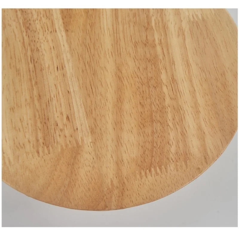Nordic led wall light modern original circular wooden personalized bedside bedroom staircase hanging