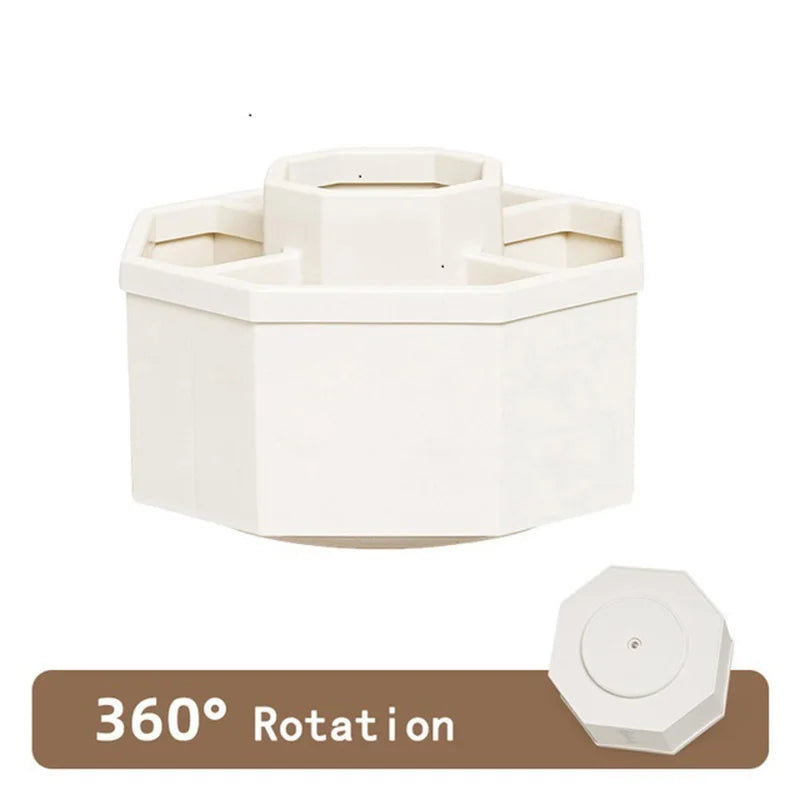 360° rotating pen holder desk accessories large capacity pencil storage box desktop organizer school office stationery