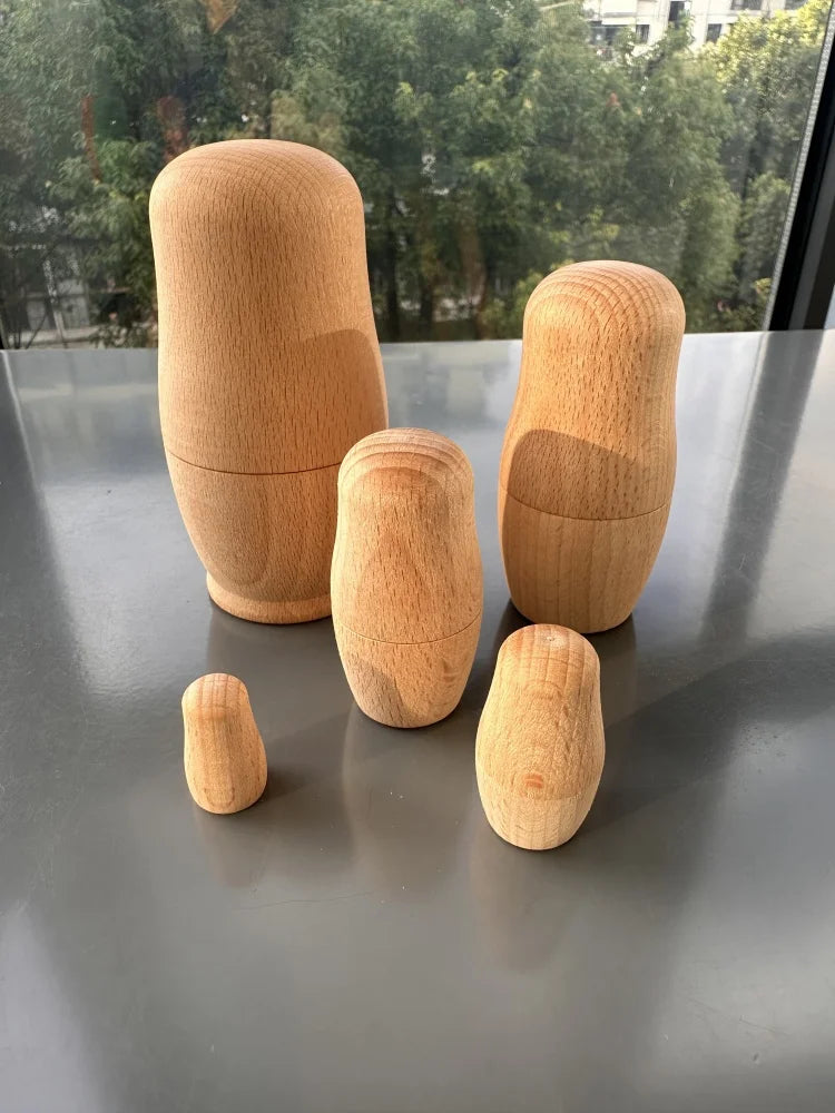 Wood montessori toys rainbow stacking bridge cars matryoshka dolls forest trees for kids educational blocks play