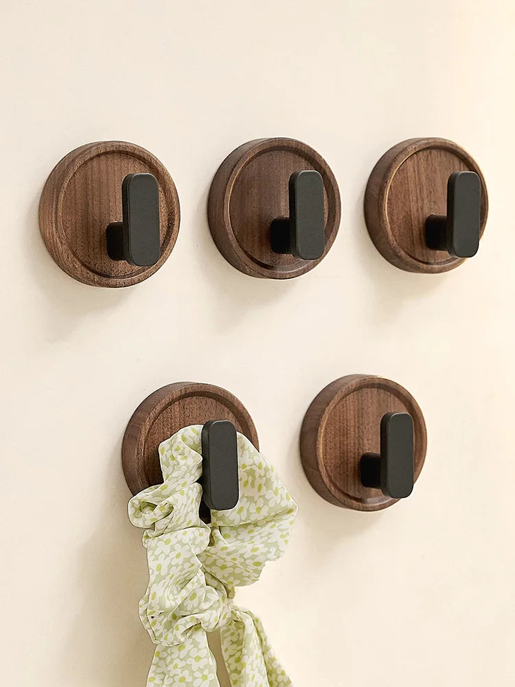 walnut-wood-coat-rack-hooks-black-wall-hangers-for-hanging-keys-clothes-bathroom-robe-and-towels-and-entryway-no-drilling