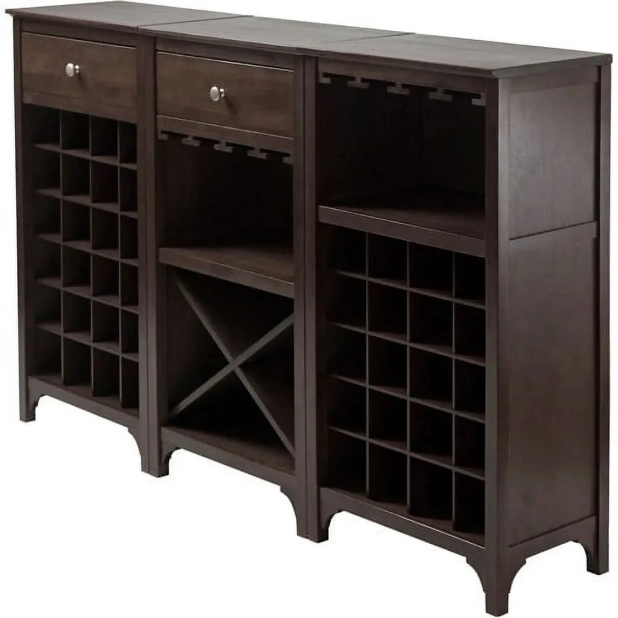 Modular wine cabinets made of solid and composite wood for durability - united states - wine rack