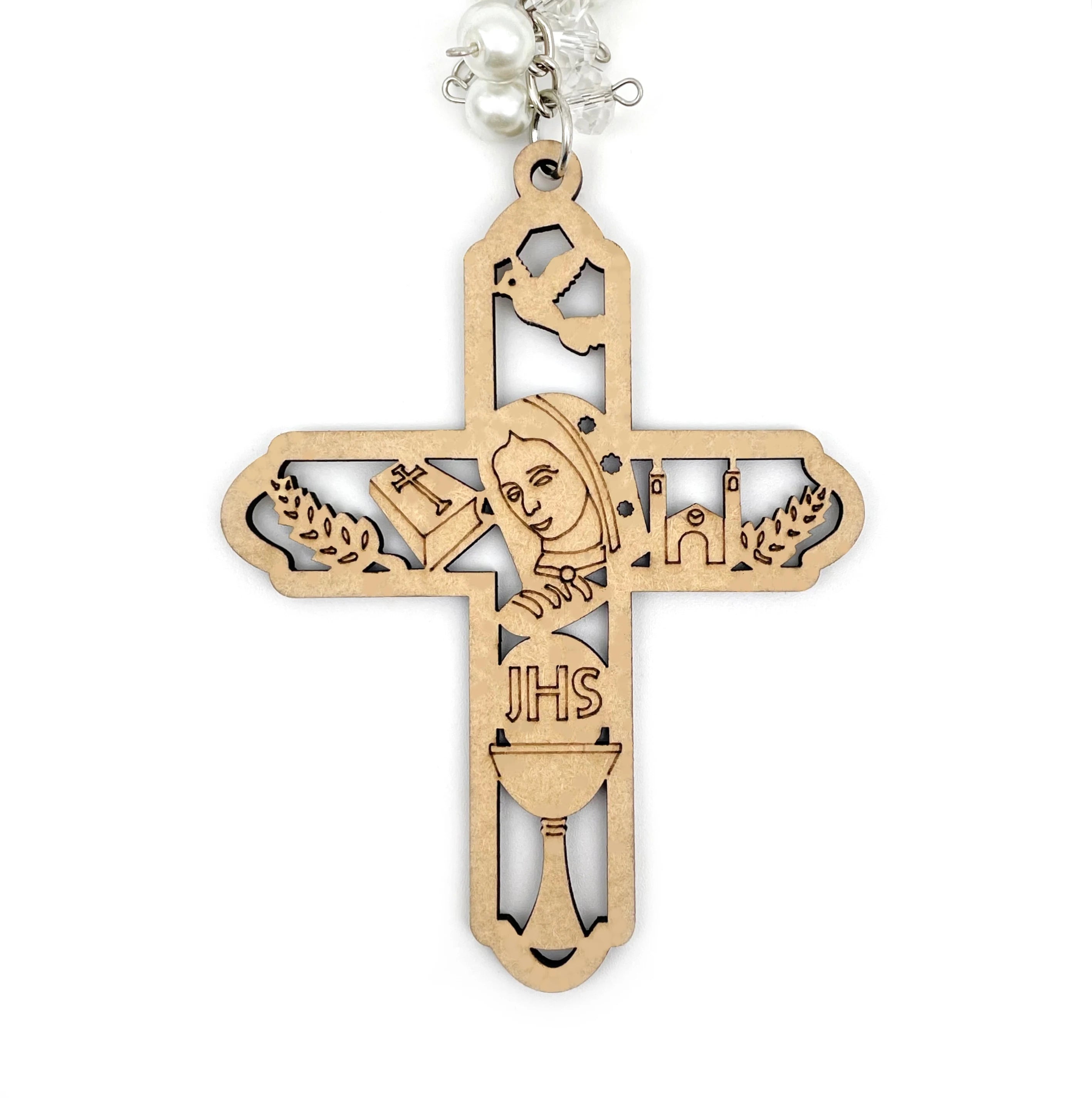 12pcs baptism wood cross lady guadalupe keychain recuerdos de bautizo first communion christening favor - united states