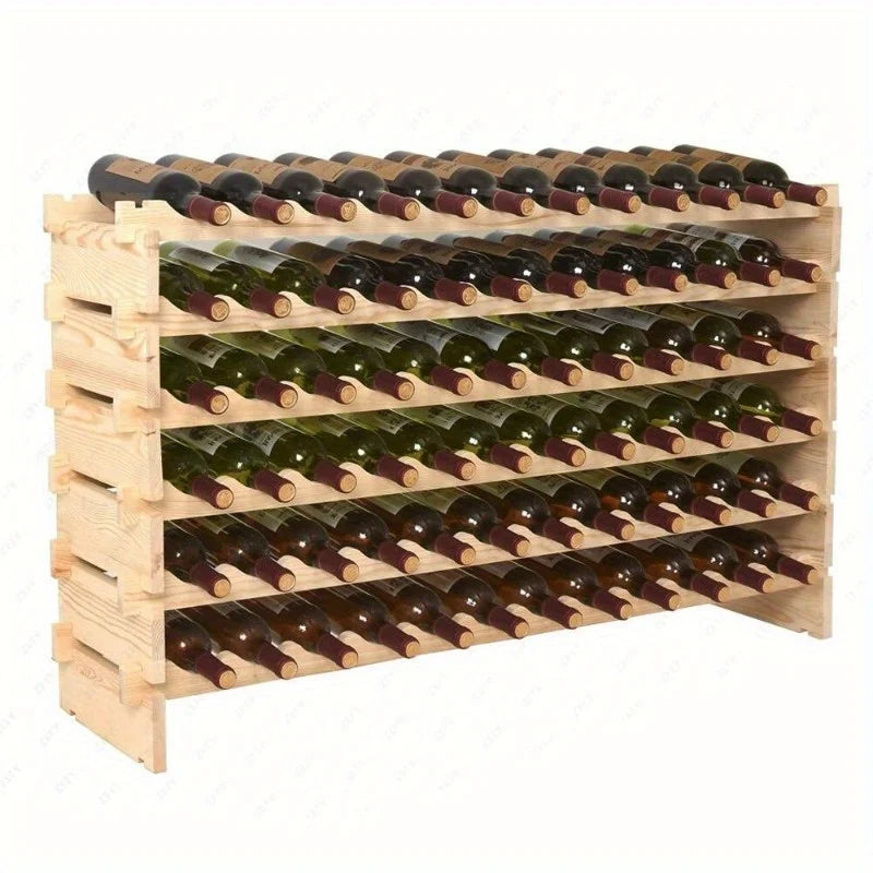 72-bottles-wine-rack-holder-stackable-storage-6-tier-solid-wood-display-shelves
