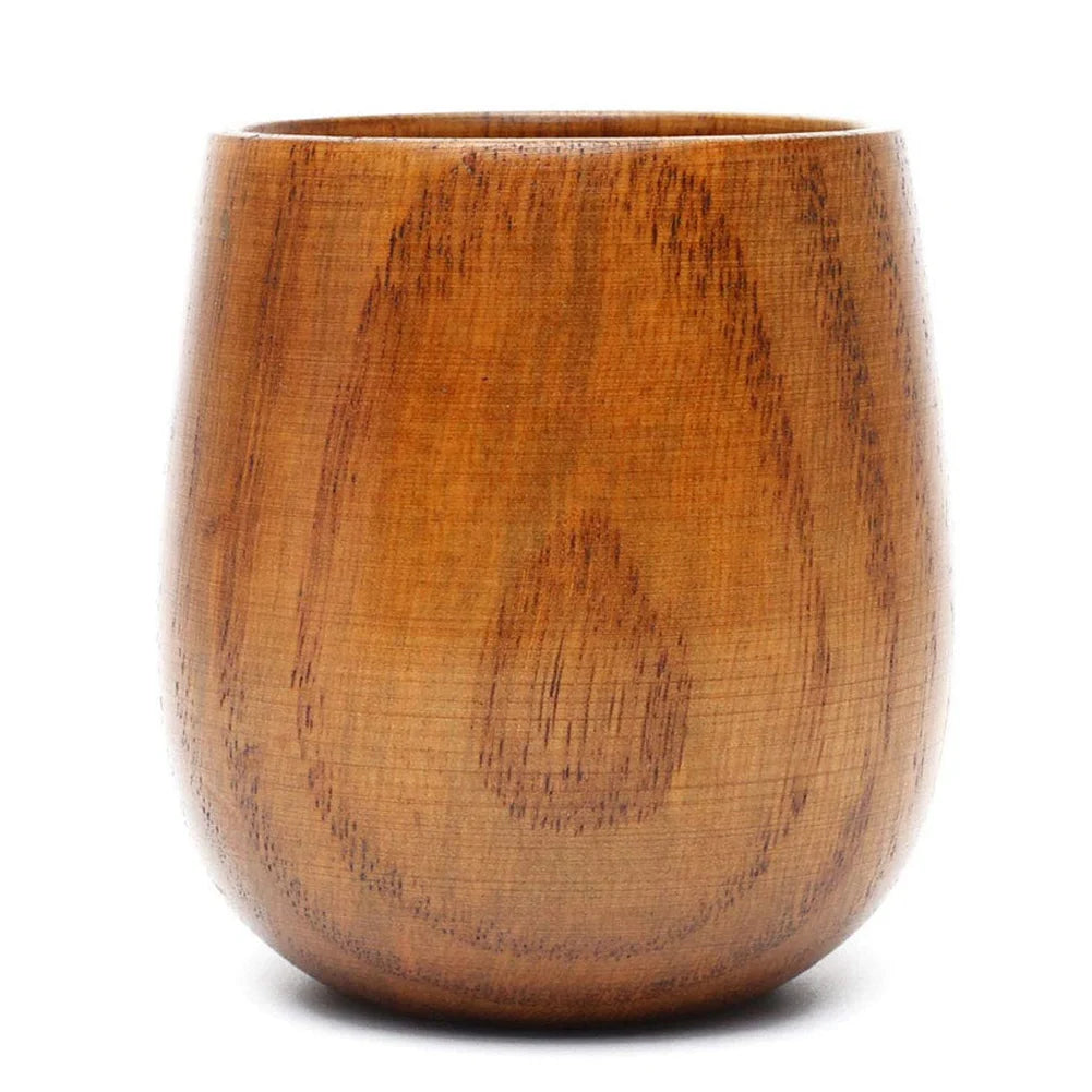 Abre-solid wooden tea cup solid mug for hot drinks ideal coffee juice and milk - as shown / <50ml