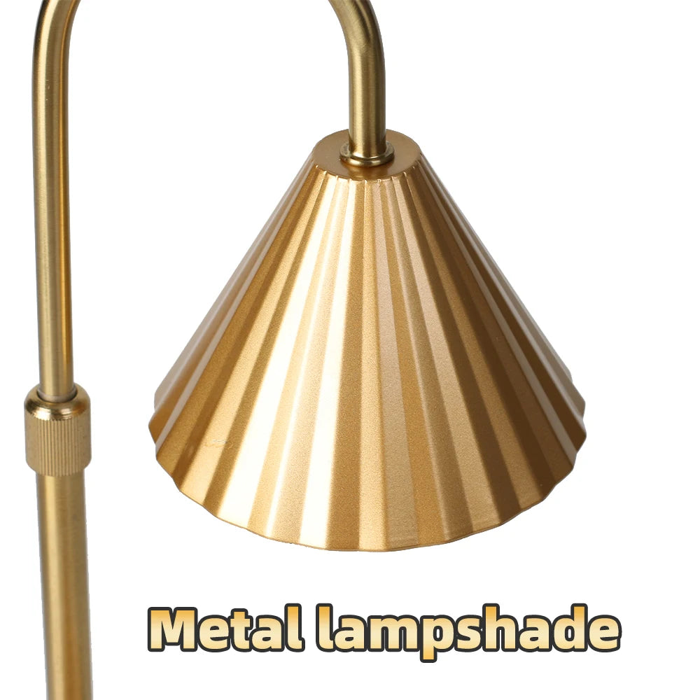 Candle warmer table lamp aromatherapy candlestick night light bedroom bedside desk study office home retro melting wax