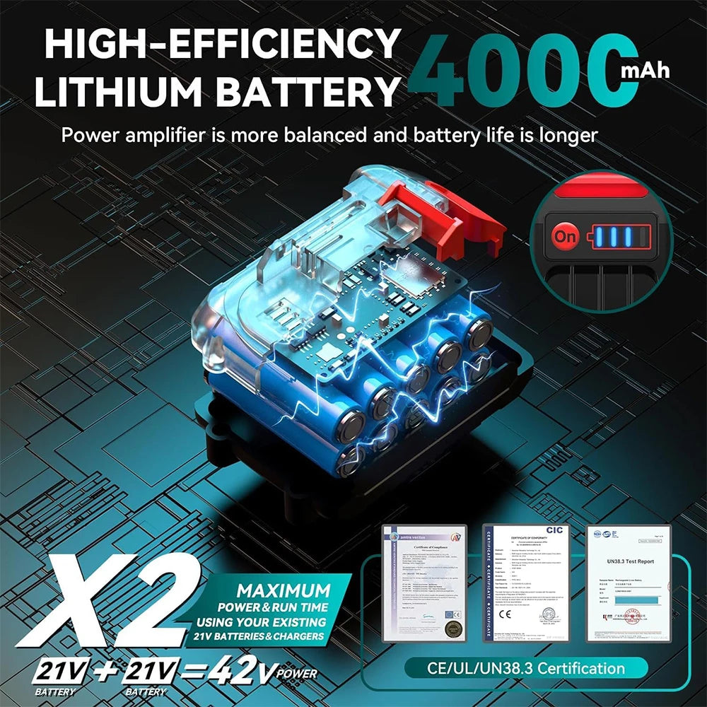 Seesii 8 inch electric chainsaw mini cordless wood cutter pruning garden power tools for makita 18v battery pin