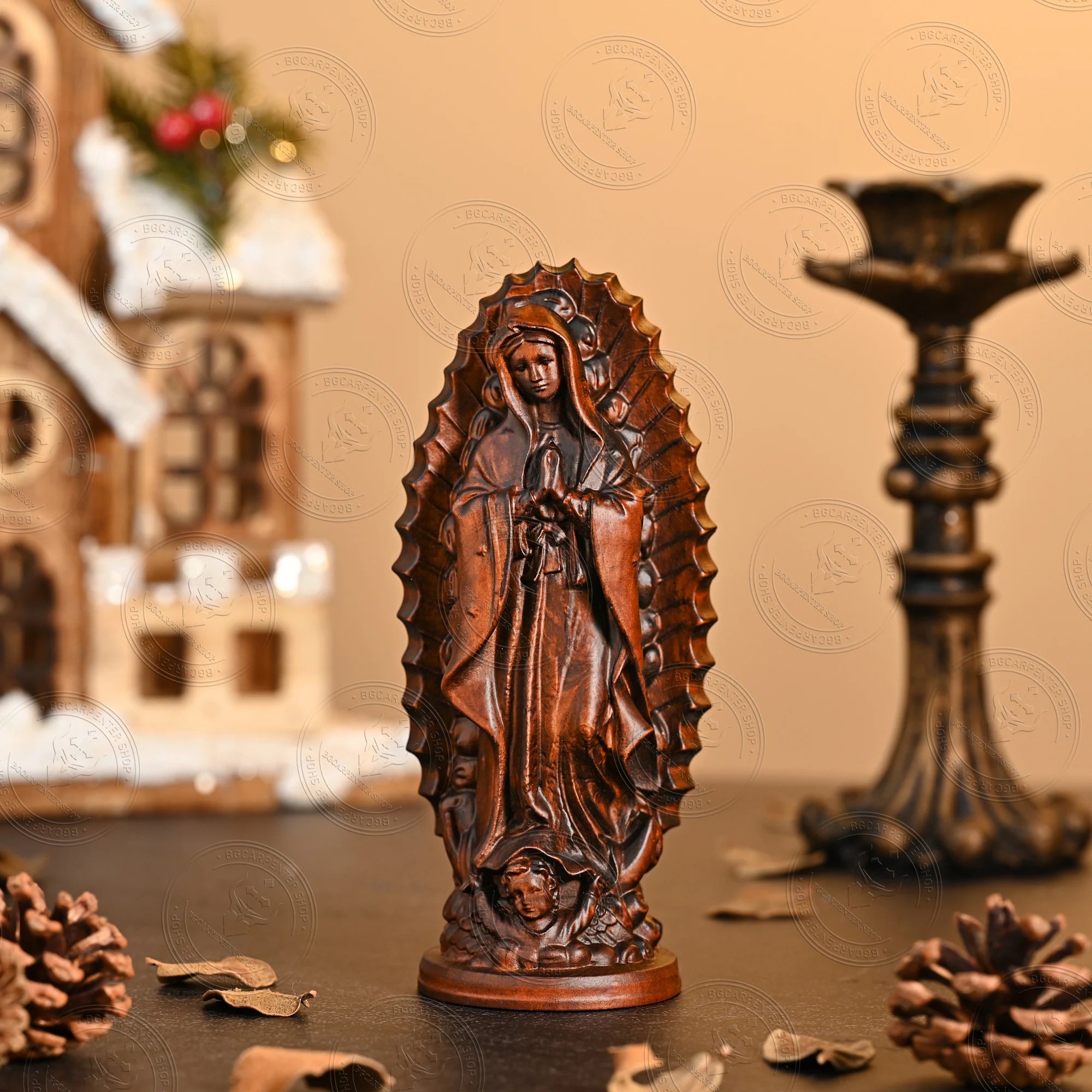 cross-border-solid-wood-carving-desktop-ornaments-crafts-christmas-birth-decoration-ornaments-madonna-statue-religion