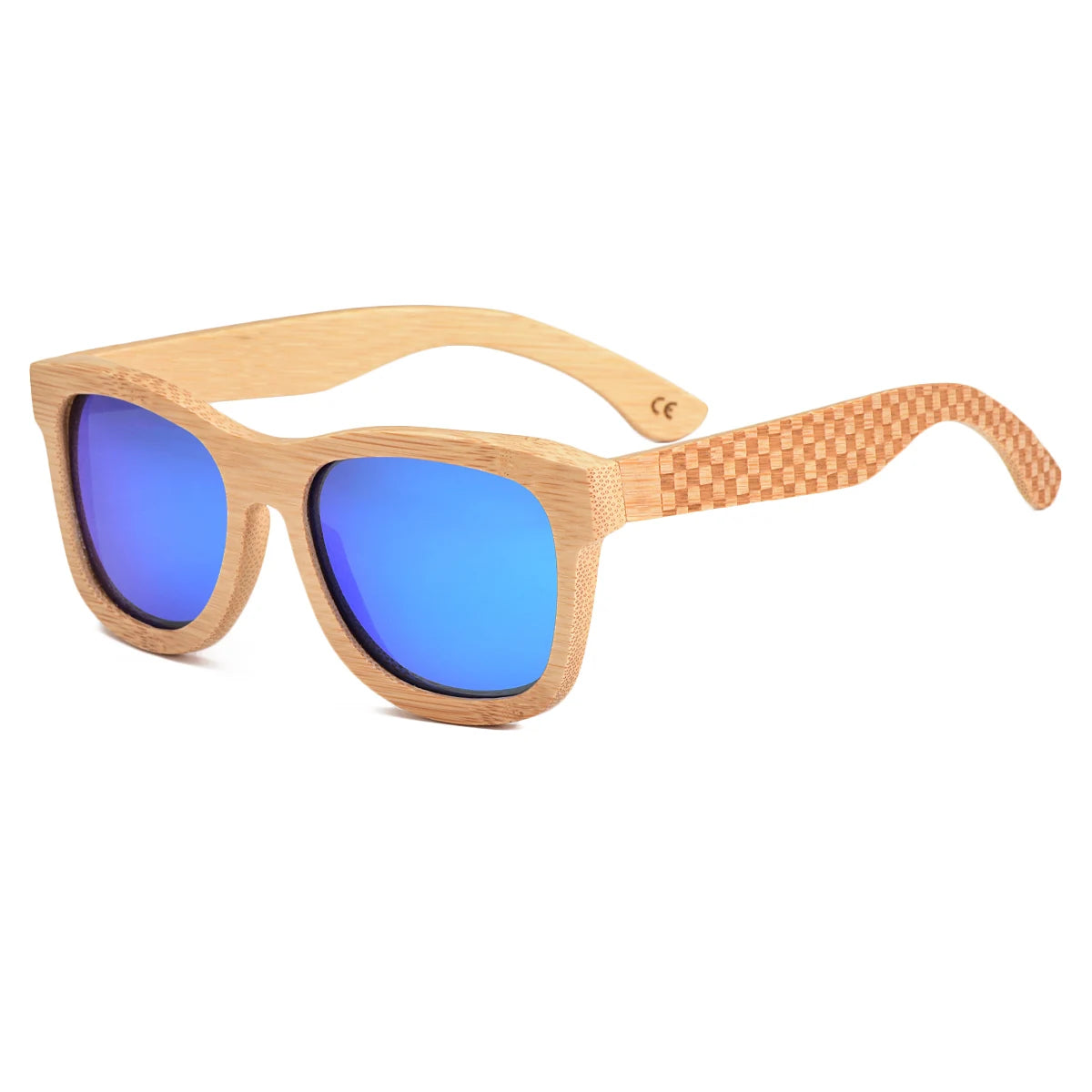 Jangoul carbonized bamboo sunglasses classic wooden sun glasses natural men women retro handmade eyewear ta06 - green