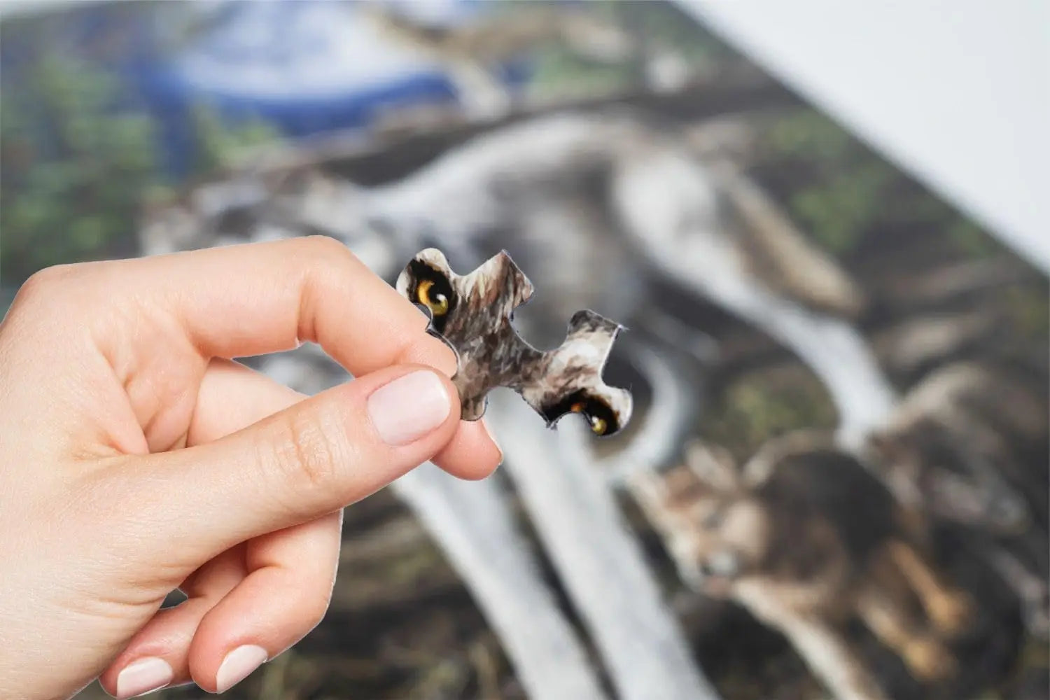 Adult wolf pack jigsaw puzzle 1000/500/300/120 pieces stress relief entertainment toys wooden puzzles home decor