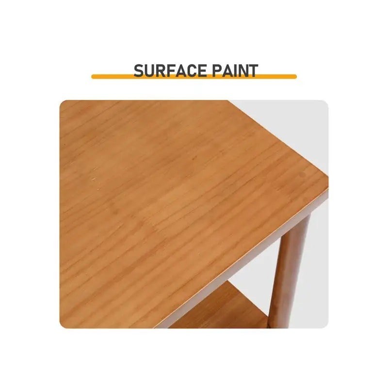 2-tier wooden end table outdoor side with storage shelf small patio coffee weather-resistant for indoor/outdoor - item