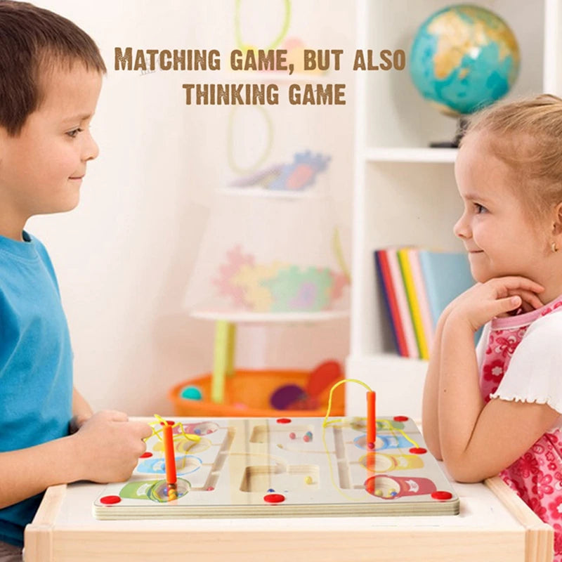 Wooden baby toy montessori animal balance blocks toys for children board dinosaur early educational learning stacking