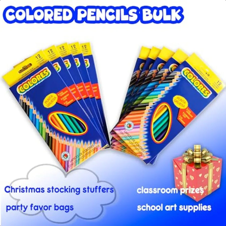 120 count colored pencils for 10 packs color bulk with 12 colors drawing adults school plies bac - united states