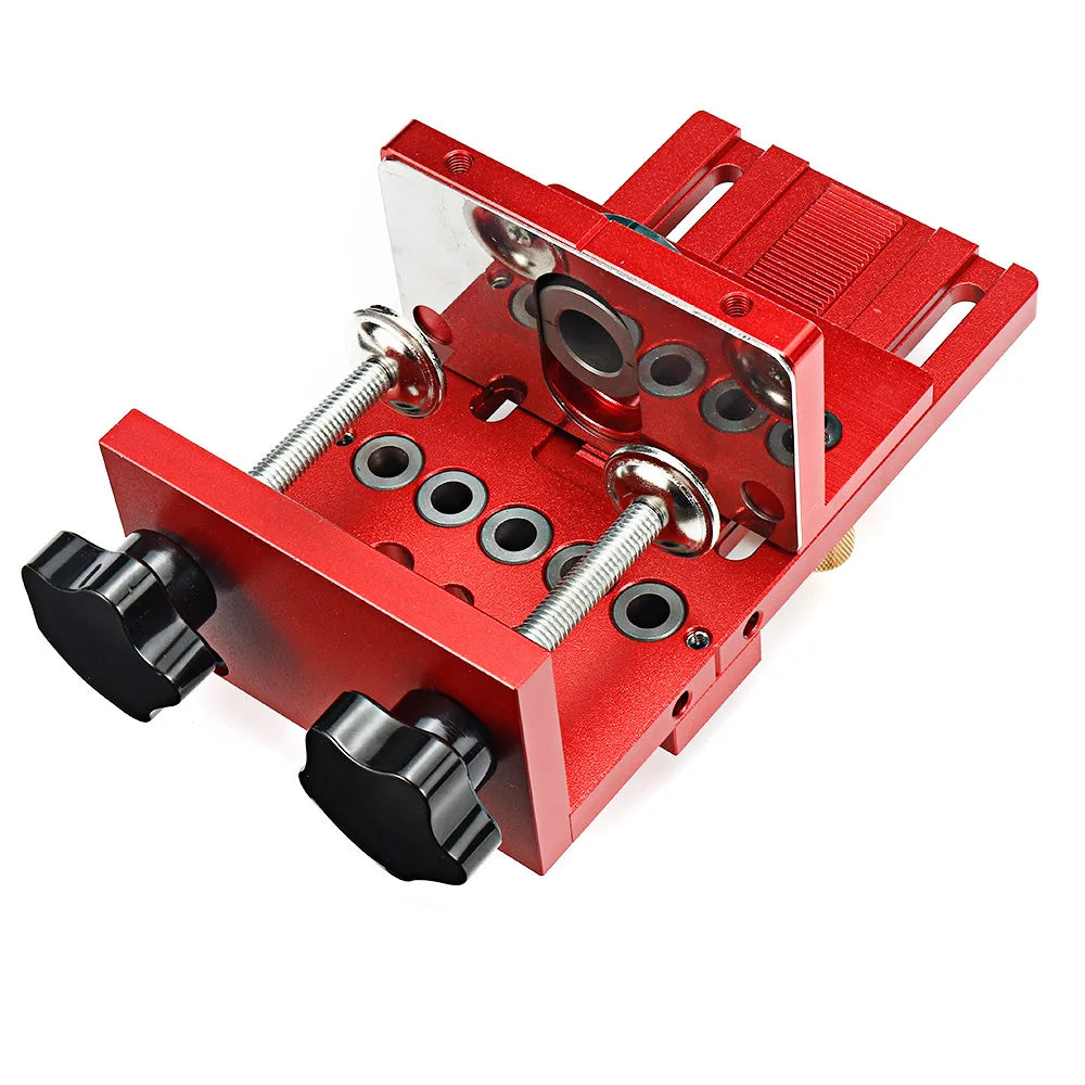 Pocket hole locator jig kit system for wood working joinery step drill bit 3 in 1 carpenter woodworking hardware tools