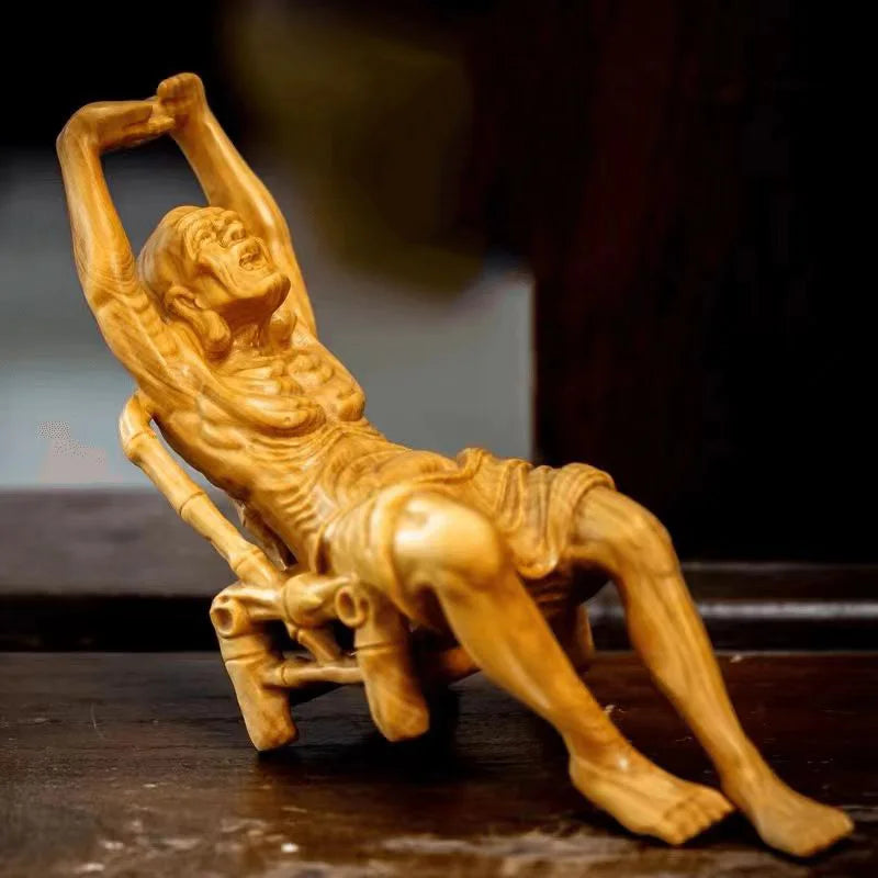 wooden-buddha-statue-elder-rohan-statue-solid-wood-art-carving-home-room-office-decor-feng-shui-figure-statue-6-28-in