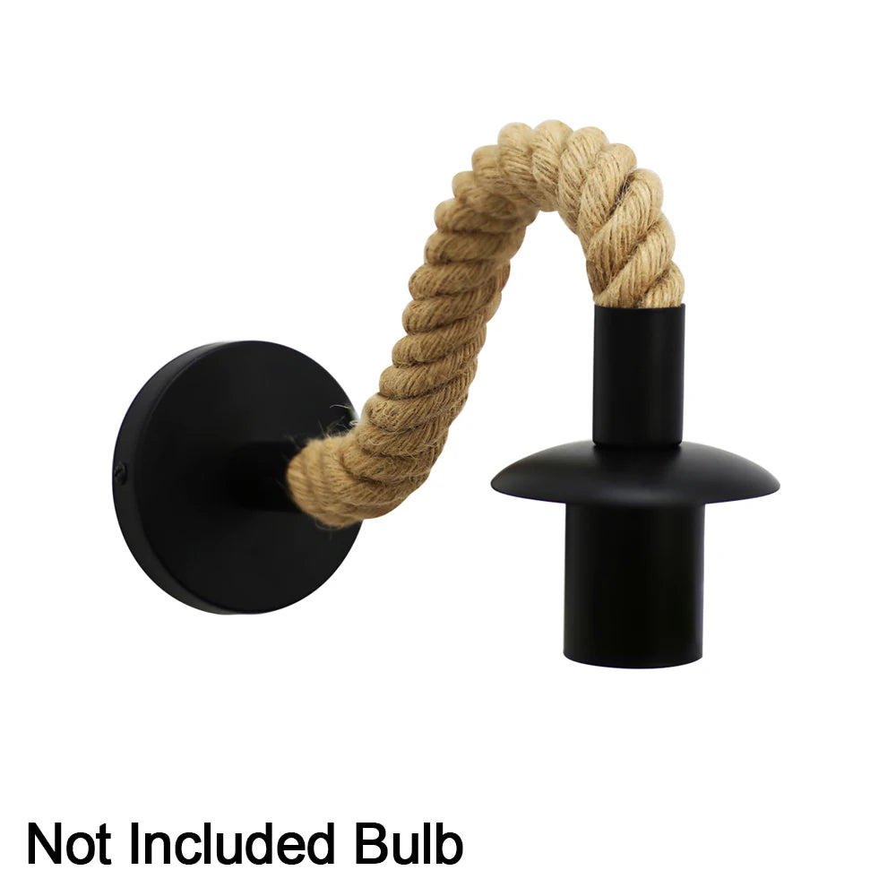 Retro wood wall lamp vintage sconce lights fixture e27 indoor home decor dining room bedside bedroom lighting - mswg