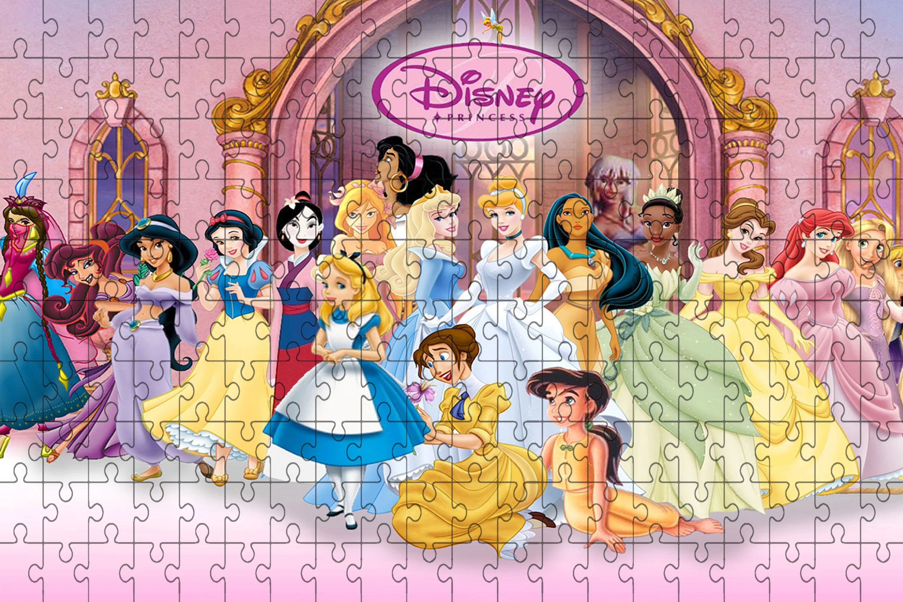 Jigsaw puzzle disney mickey minnie 108/200/300/500/1000 pieces wooden onepiece puzzles for adults toys gifts - d-200pcs