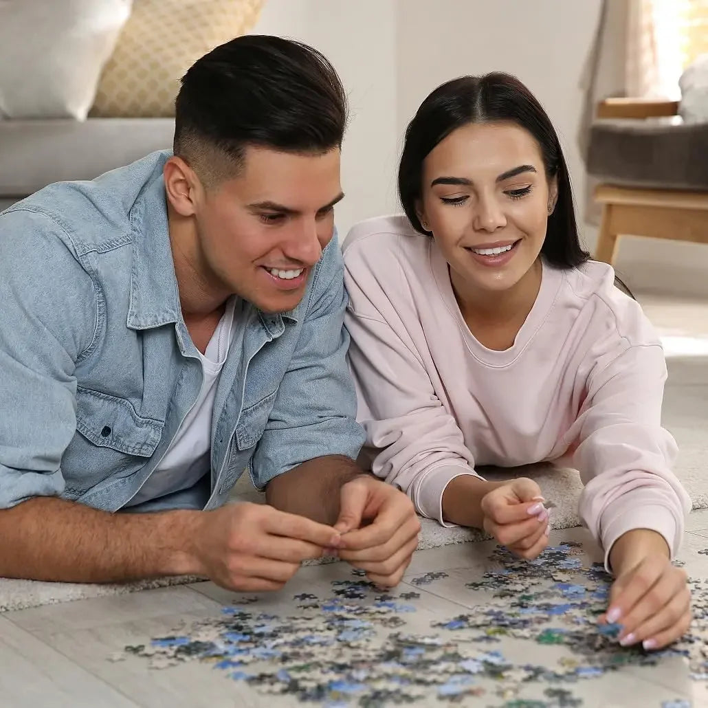 120/300/500/1000 pieces adult waterfall castle jigsaw puzzle stress relief entertainment toys landscape puzzles