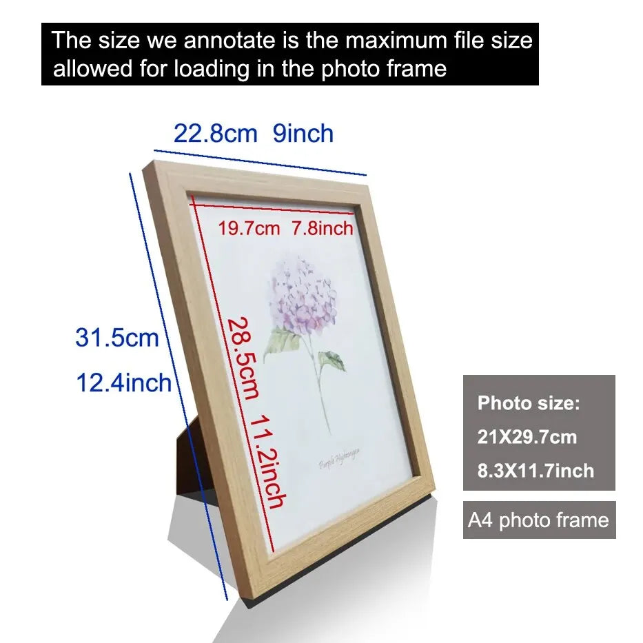 3pcs wooden photo frames for picture wall 10x15 15x20 20x25 a4 pictures frame stand decor commemorative gift