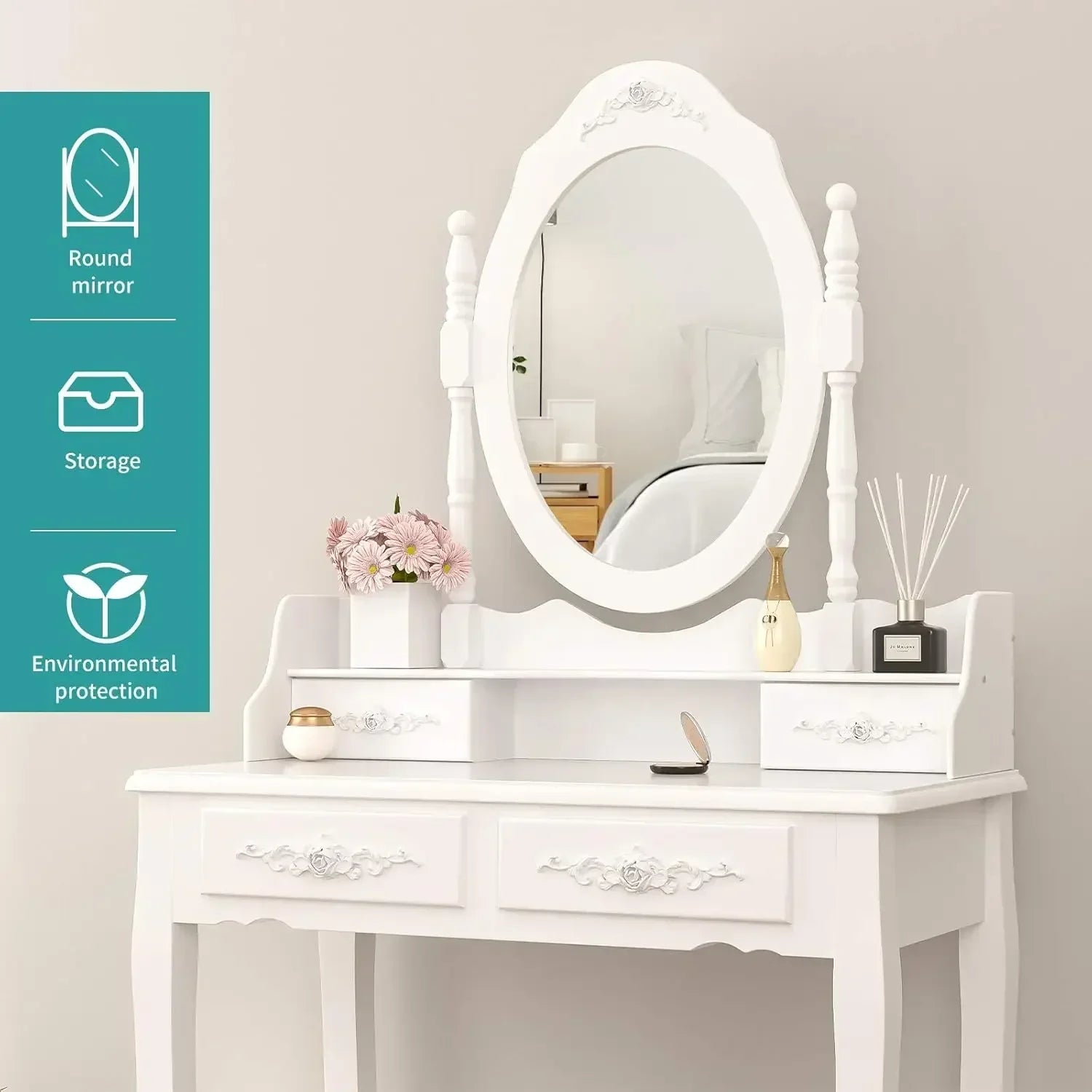 xmsjvanity-table-set-makeup-table-with-oval-mirror-stool-bedroom-wood-dressing-table-with-4-drawers-white