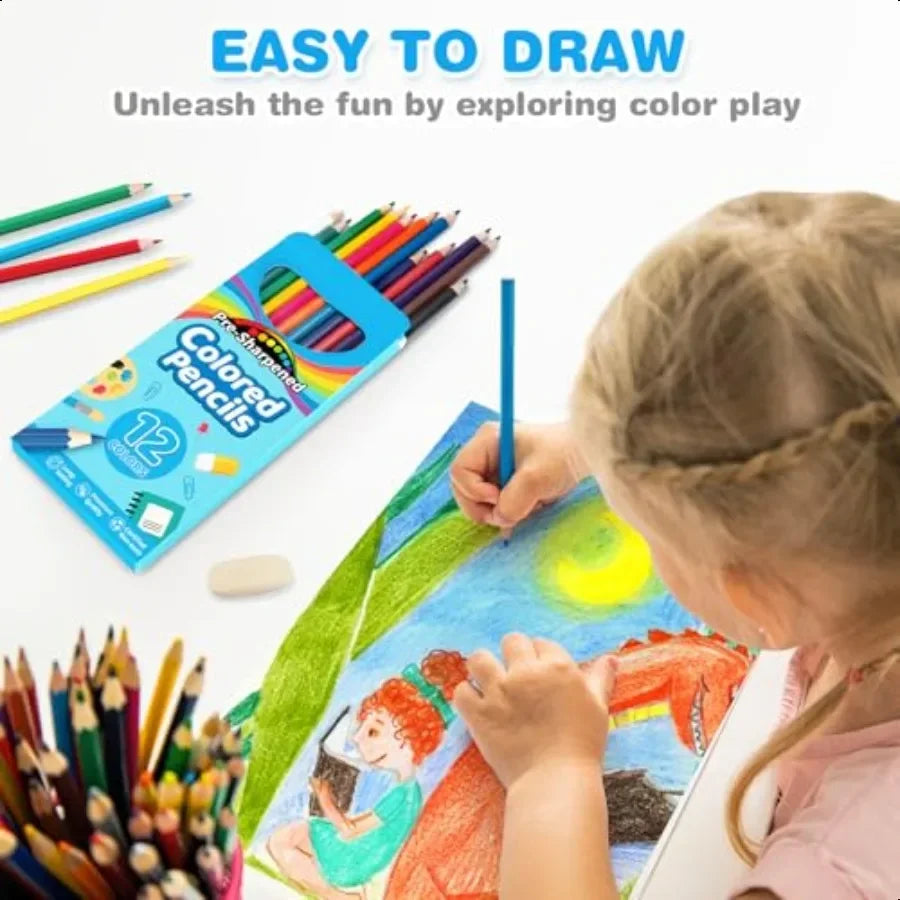 432 count colored pencils bulk for 36 packs presharpened coloring in 12 colors school plies teachers ideal bac - united