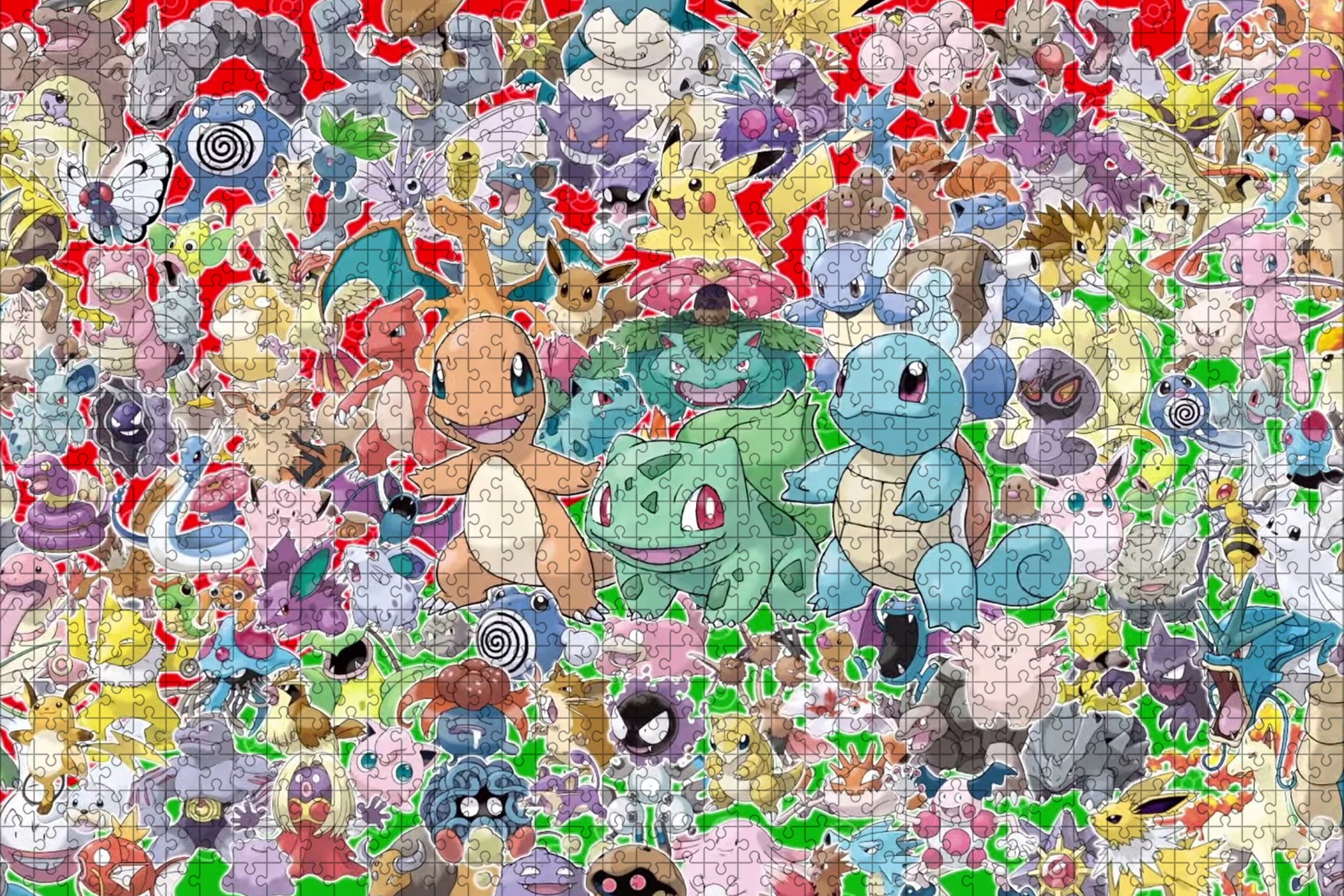 Pokemon jigsaw puzzle pikachu 108/200/300/500/1000 pieces wooden onepiece puzzles for adults childreneducational toys