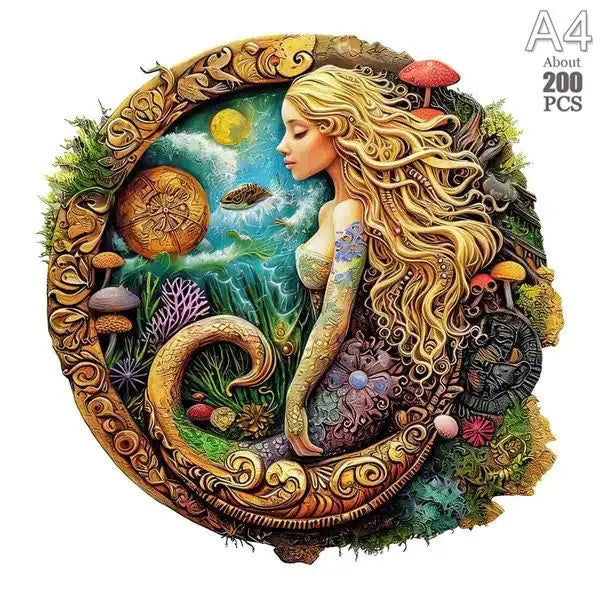 Diy wood jigsaw for kids adult yinyang tree elephant wooden animal puzzle high quality hippopotamus puzzles brain