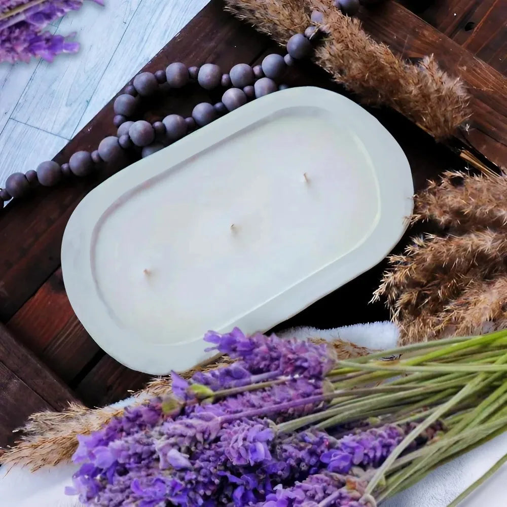 Wooden dough bowls set of 8 rustic paulownia wood vintage style ideal for candles 9.5 x 5.5 inches - united states