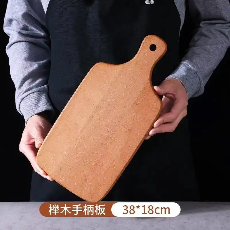 Custom mini high quality kitchen wooden chopping tray blocks cutting board pizza bread fruit sushi hangable tool