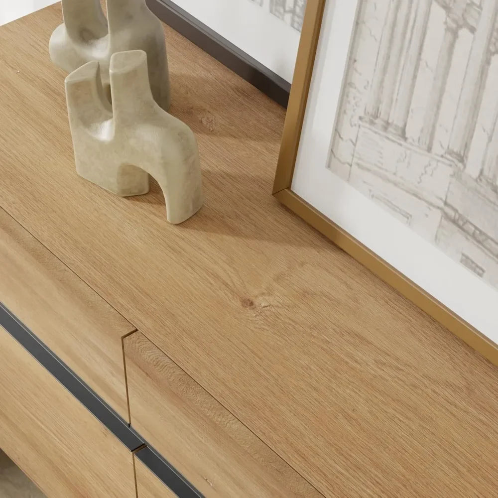 Dresser for bedroom closet organizers and storage with 3 drawers chest of metal base modern wood