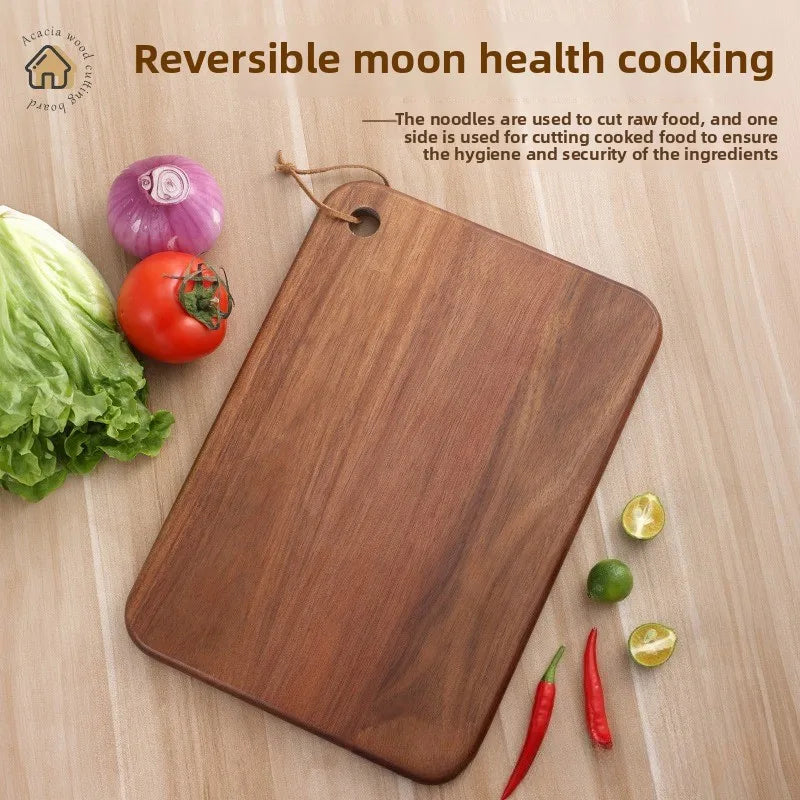 Solid wood cutting board antibacterial and mildew-proof complementary food chopping kitchen household