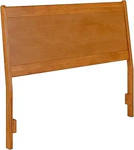 Casanova full solid wood panel headboard walnut - light toffee / united states