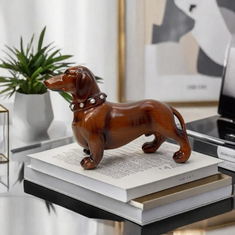 Modern simple animal ornaments office desktop figurine resin craft home soft decoration porch decorations - decorative