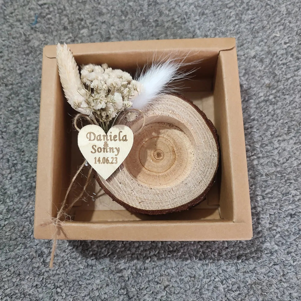 10pcs wedding favors rustic tealight holder wood thank you bridal shower baby gift custom text