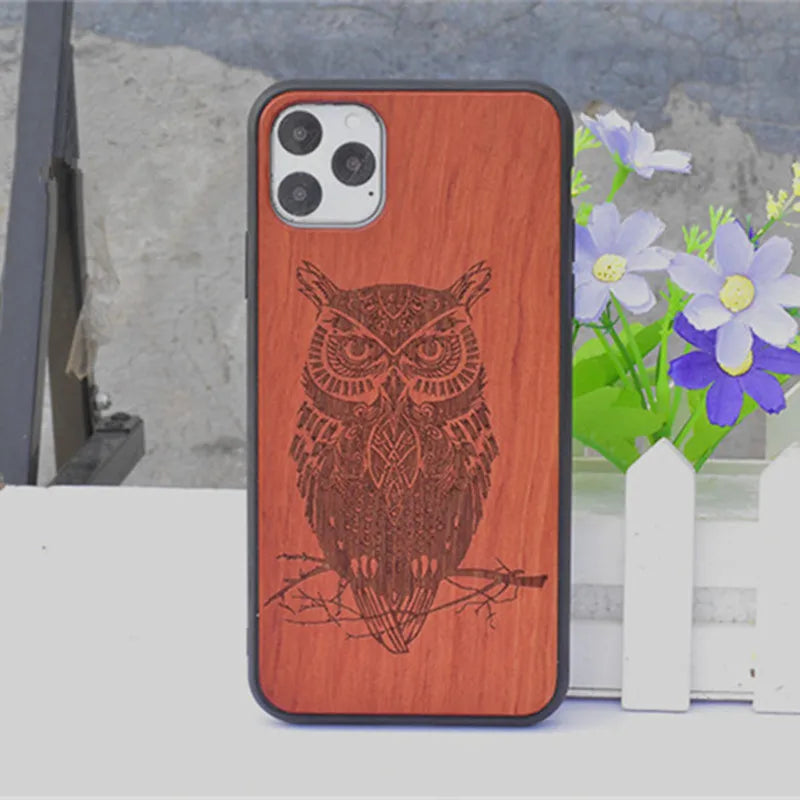 Natural wood wooden tpu case for samsung galaxy s25 ultra s24 s23 s21 s20 fe note20 cover phone shell skin bag - color 5