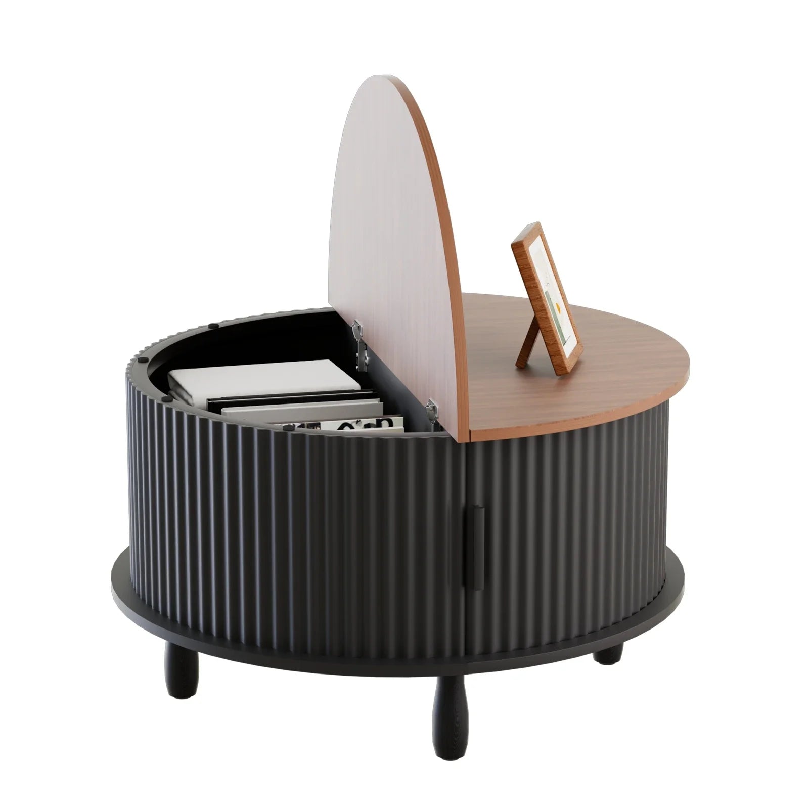 round-wooden-coffee-table-30-7-inch-with-storage-function-suitable-for-home-living-room-office-with-sliding-cabinet-door