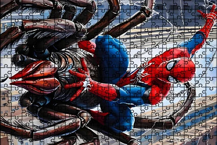 108/200/300/500/1000pcs spider man puzzles gifts wooden high-quality floor puzzle - 300pieces-f