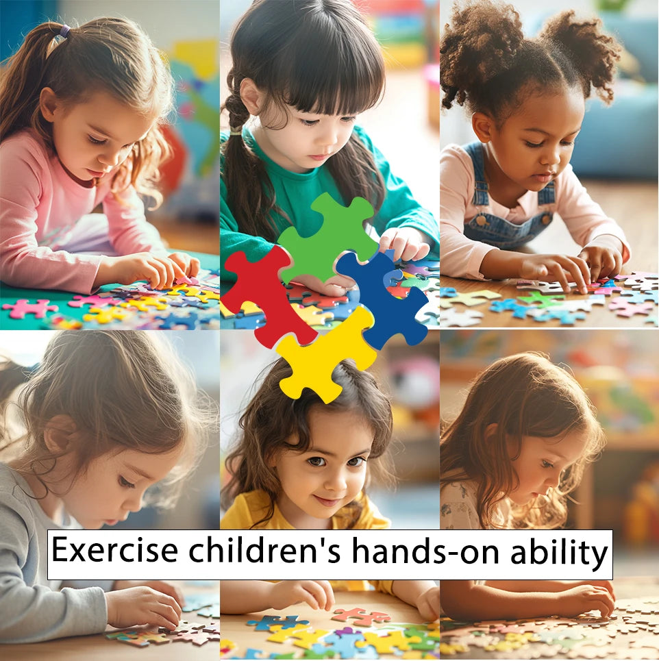 Disney stitch puzzle 108/200/300/500/1000 pieces game jigsaw toys gifts wooden high-quality floor puzzle