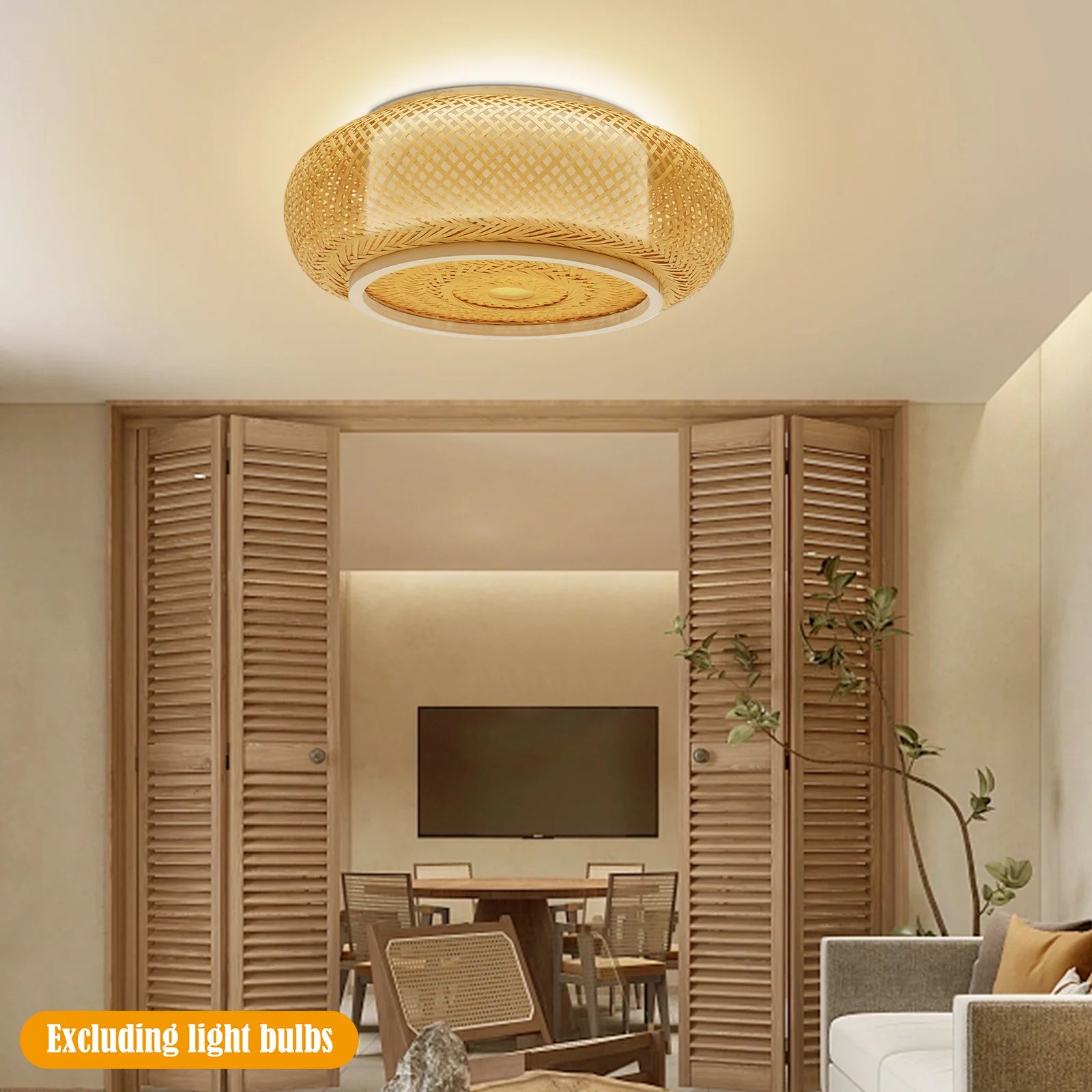 16vintage-woven-bamboo-ceiling-lights-rattan-flush-mount-ceiling-light-wicker-basket-light-art-bamboo-light-handmade