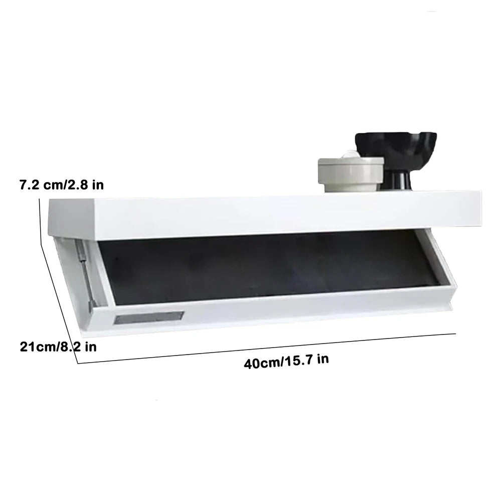 Wooden magic flap shelf concealed floating with secret compartment display cabinet rack wall-mounted hidden shelves